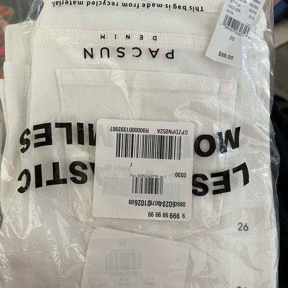 PacSun White Seam Liw Rise Flare Jean SZ 26 - Picture 4 of 4
